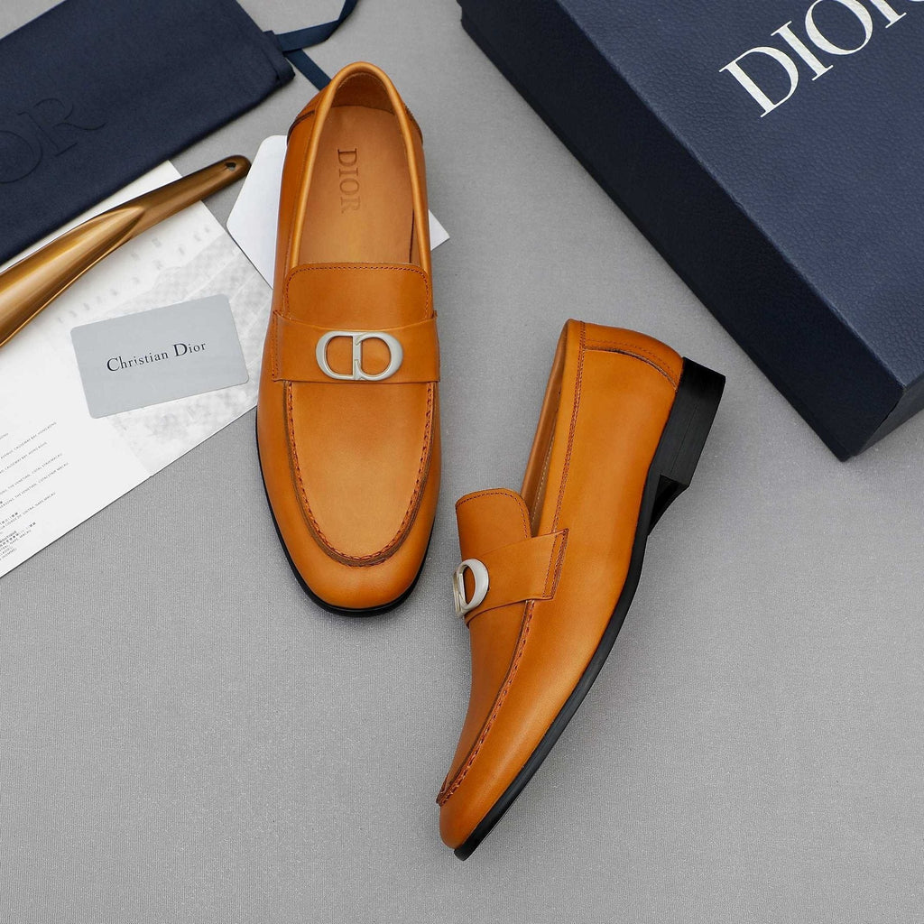 Dior Men's Double-Ring Buckle Loafers