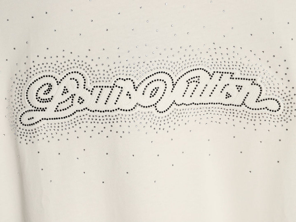 Louis Vuitton Script Lettering Graphic T-Shirt - Off-White